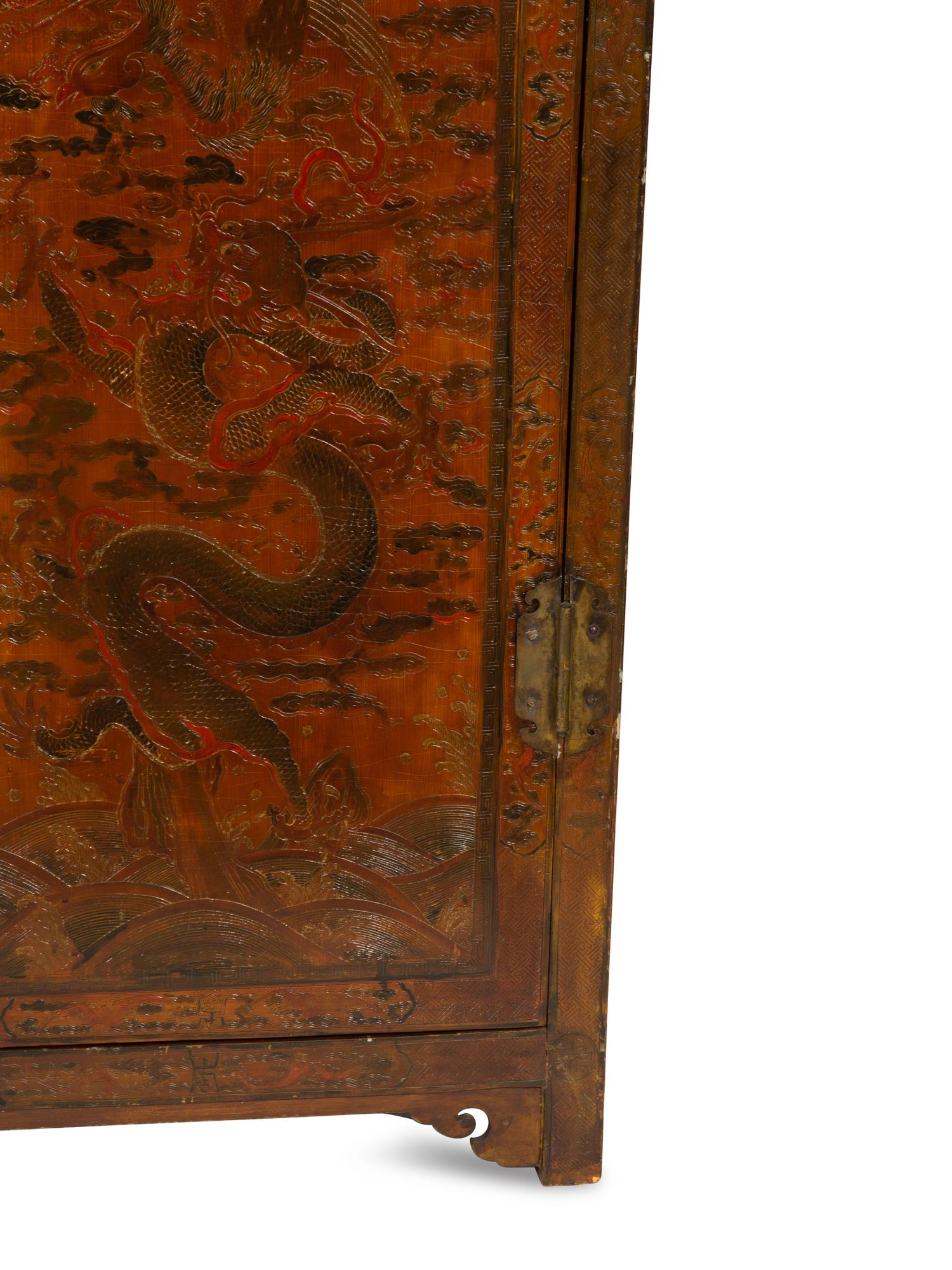 A Chinese Lacquer Cabinet