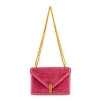 Hermès, Alcazar Bag in Pink Doblis Suede, 1986