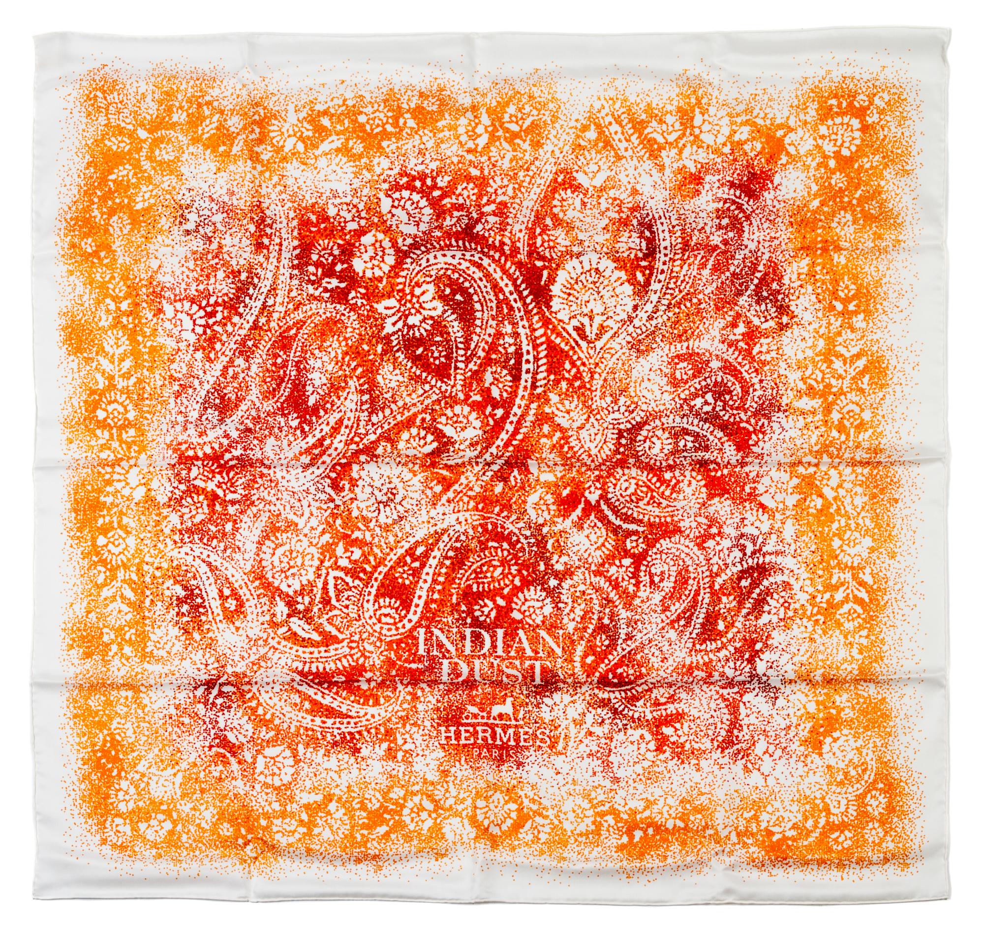 An Hermes Silk Scarf, 35 x 35 inches.