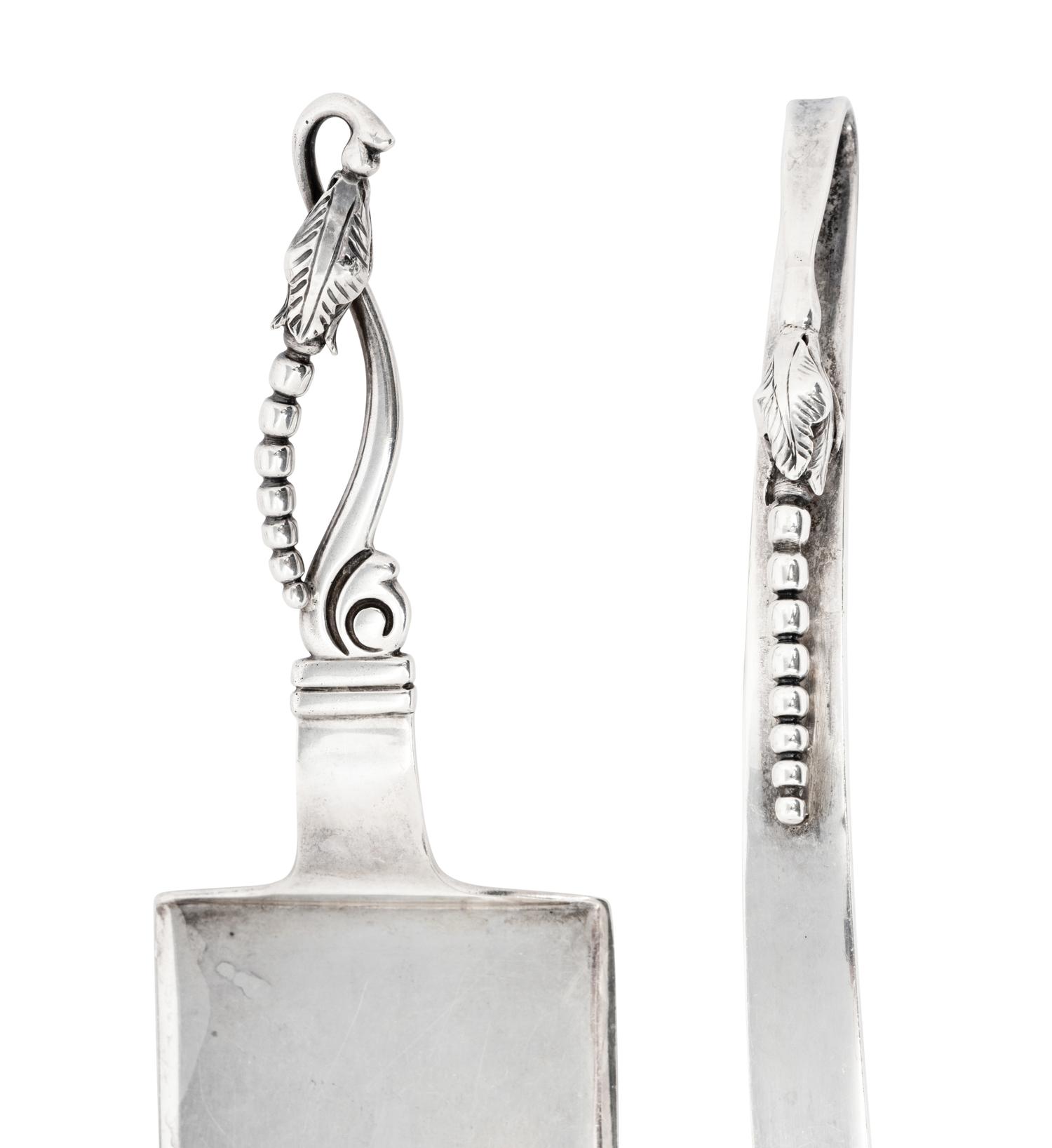 A Group of Three Mexican Silver Table Articles