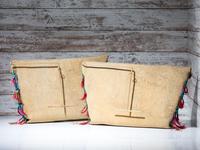 Sioux Beaded Hide Possible Bags, Matched Pair