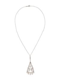 TIFFANY & CO., PLATINUM AND DIAMOND NECKLACE