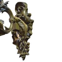 A Bronze Wall Sconce 12" W x 16" D x 18" H — Argentina, Circa 1900