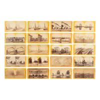 [Chicago Fire]. Carbutt, J. (1832-1905), photographer. A group of over 50 mostly pre-fire stereoviews of Chicago.