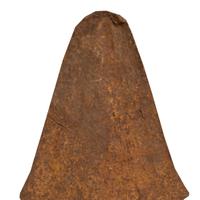 Iron Currency on Custom Mount 10" W x 4" D x 31" H — Nigeria, Mid-20th Century