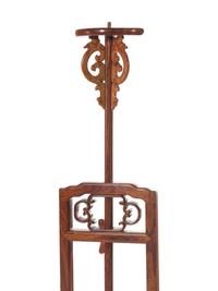 A Huanghuali Lamp Stand, Dengtai