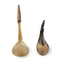 Northwest Coast Horn Ladles