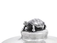 An Gorham Silver Terrapin Soup Covered Dish and Stand