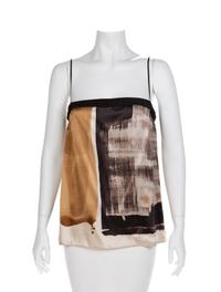 Gucci Brown Print Top, 1990-2000s