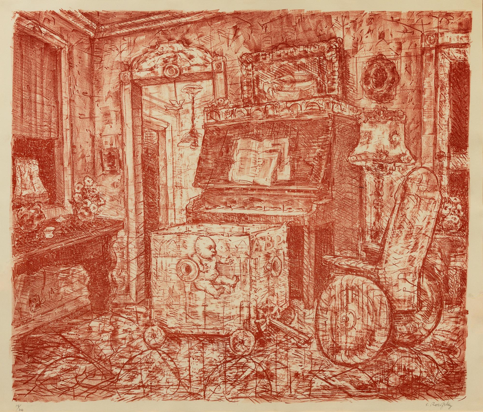 Seymour Rosofsky, (American, 1924-1981), Untitled