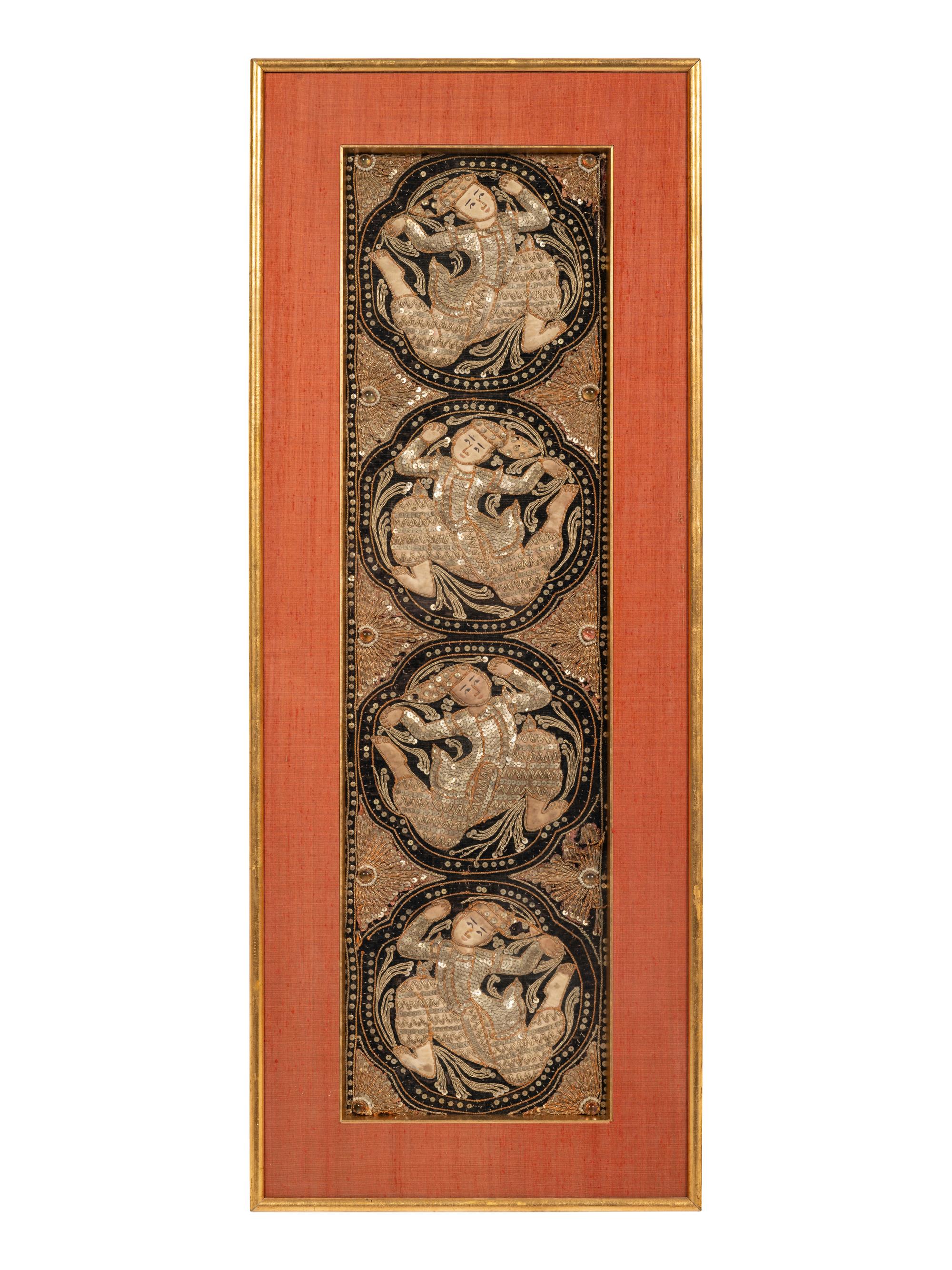 A Pair of Burmese Wall Hangings