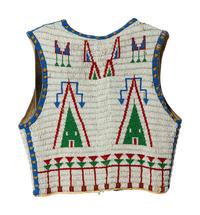 Plains Beaded Hide Vest