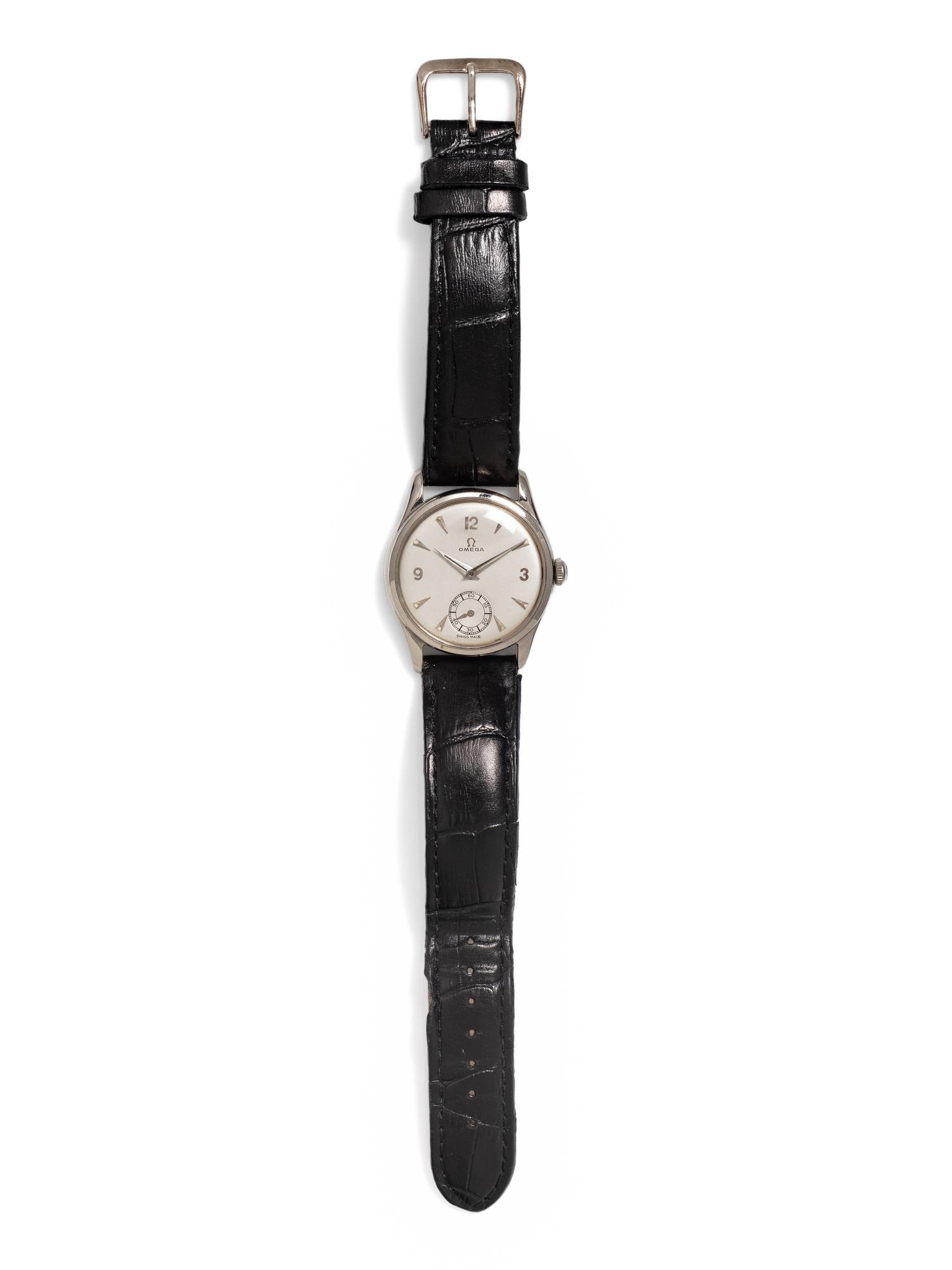 OMEGA, STAINLESS STEEL WATCH