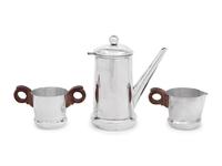 A William Spratling Silver Three Piece Coffee Service