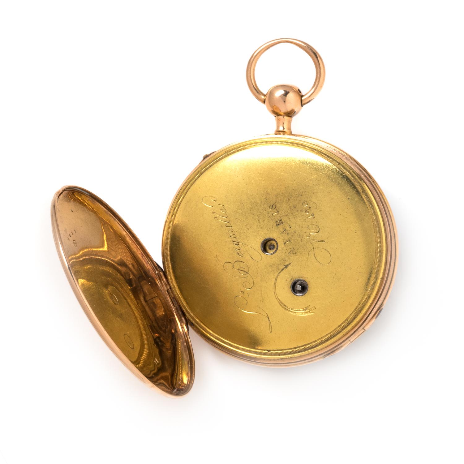 18K YELLOW GOLD REPEATER POCKET WATCH