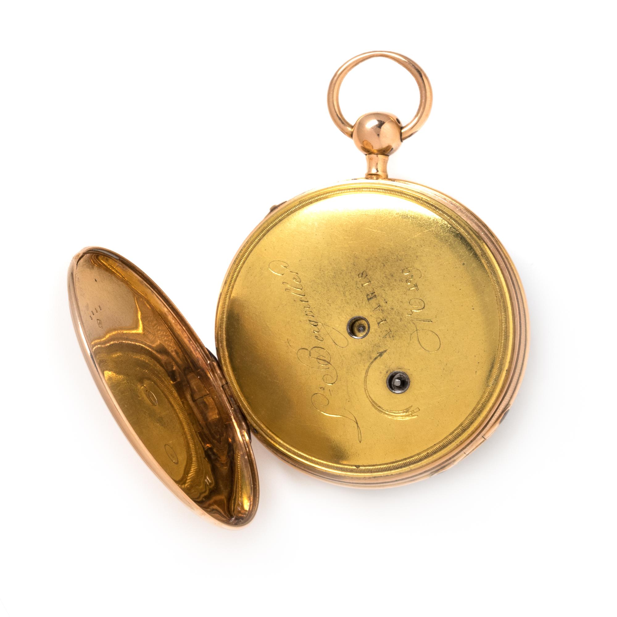 18K YELLOW GOLD REPEATER POCKET WATCH