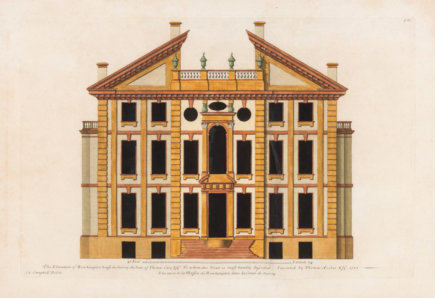 Four Architectural Engravings — 19TH CENTURY