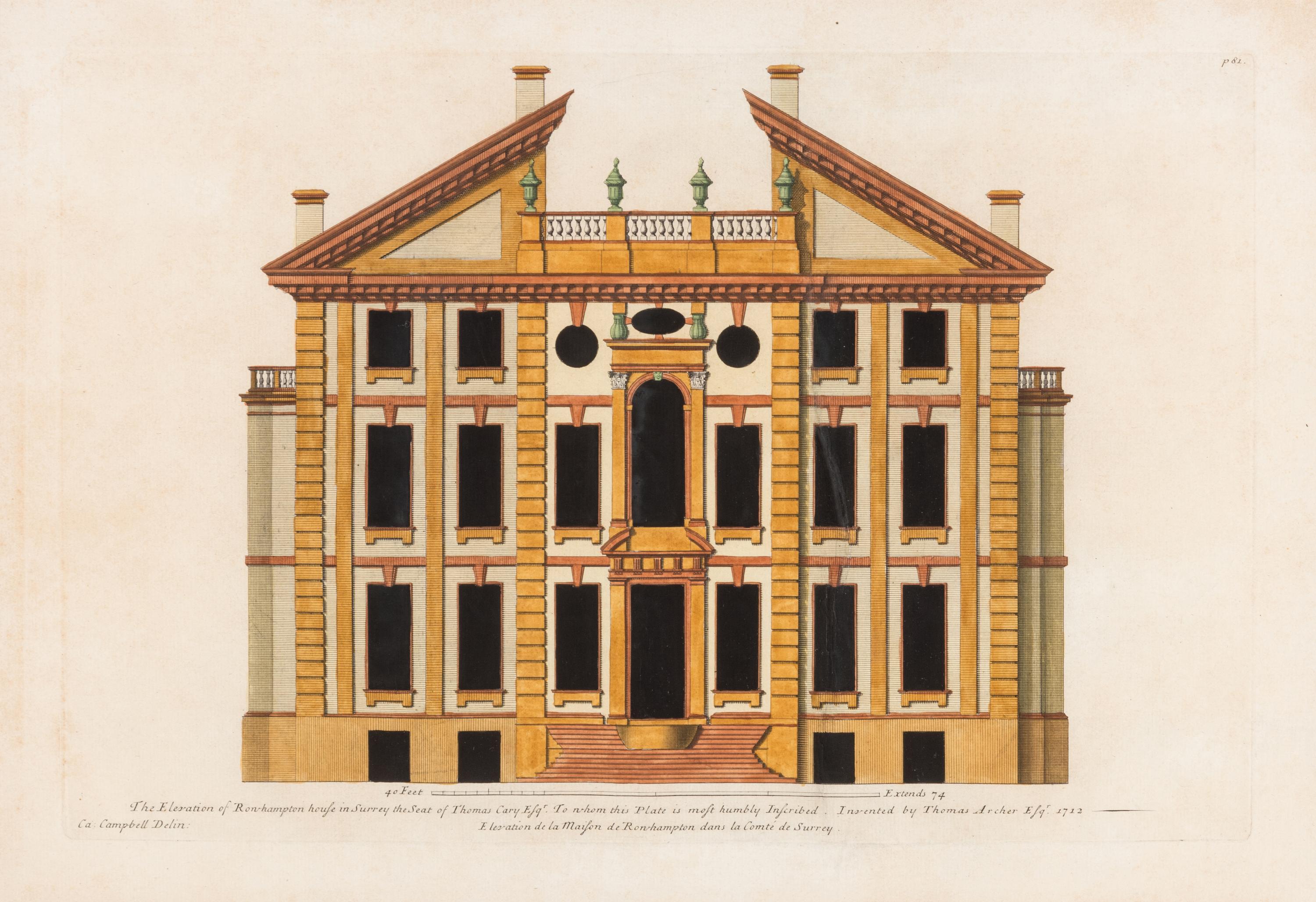 Four Architectural Engravings — 19TH CENTURY
