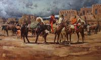 Gary Niblett, (American, b. 1943), San Geronimo Feast Day, 1990