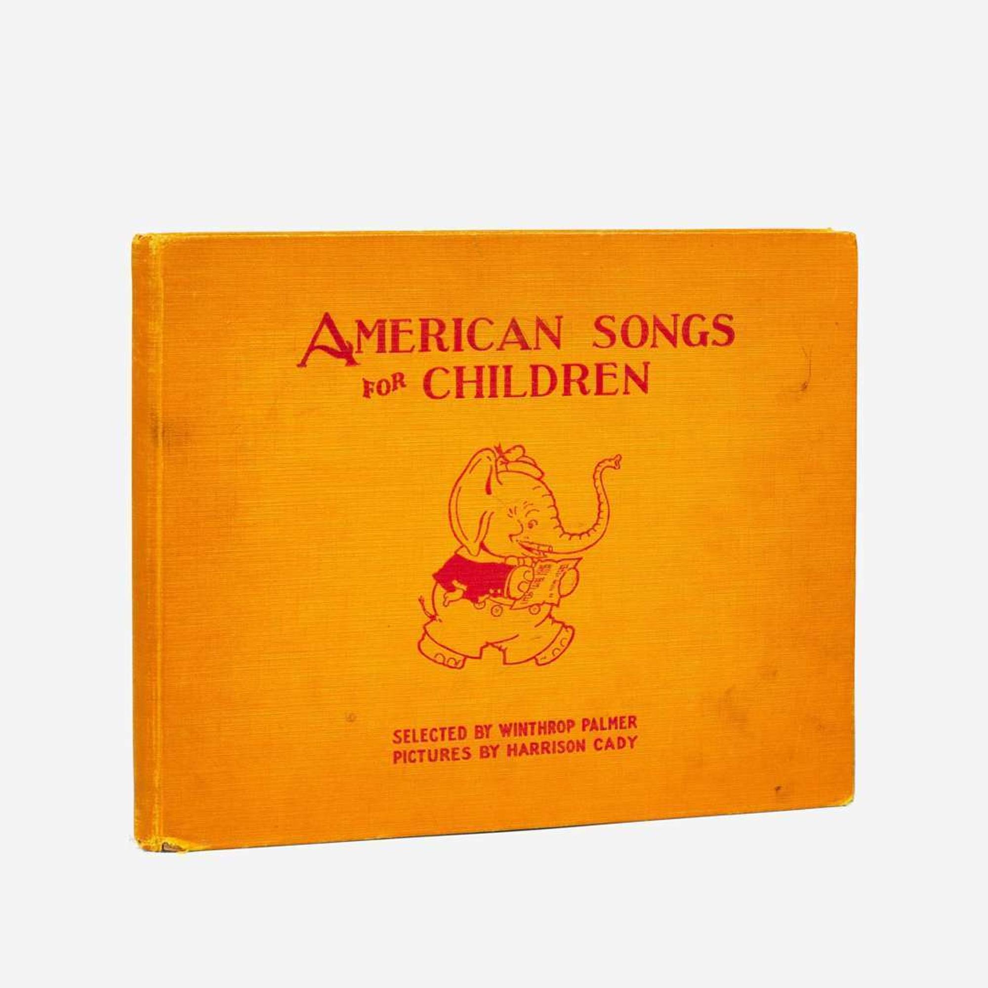 [Children's & Illustrated] [Cady, Harrison] Palmer, Winthrop B. (editor) American Songs for Children