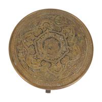 A Louis XV/XVI Transistional Style Gilt Metal Mounted Marble Top Gueridon — 20TH CENTURY
