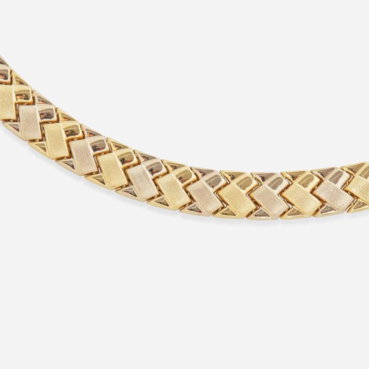 A 14K Yellow Gold Necklace