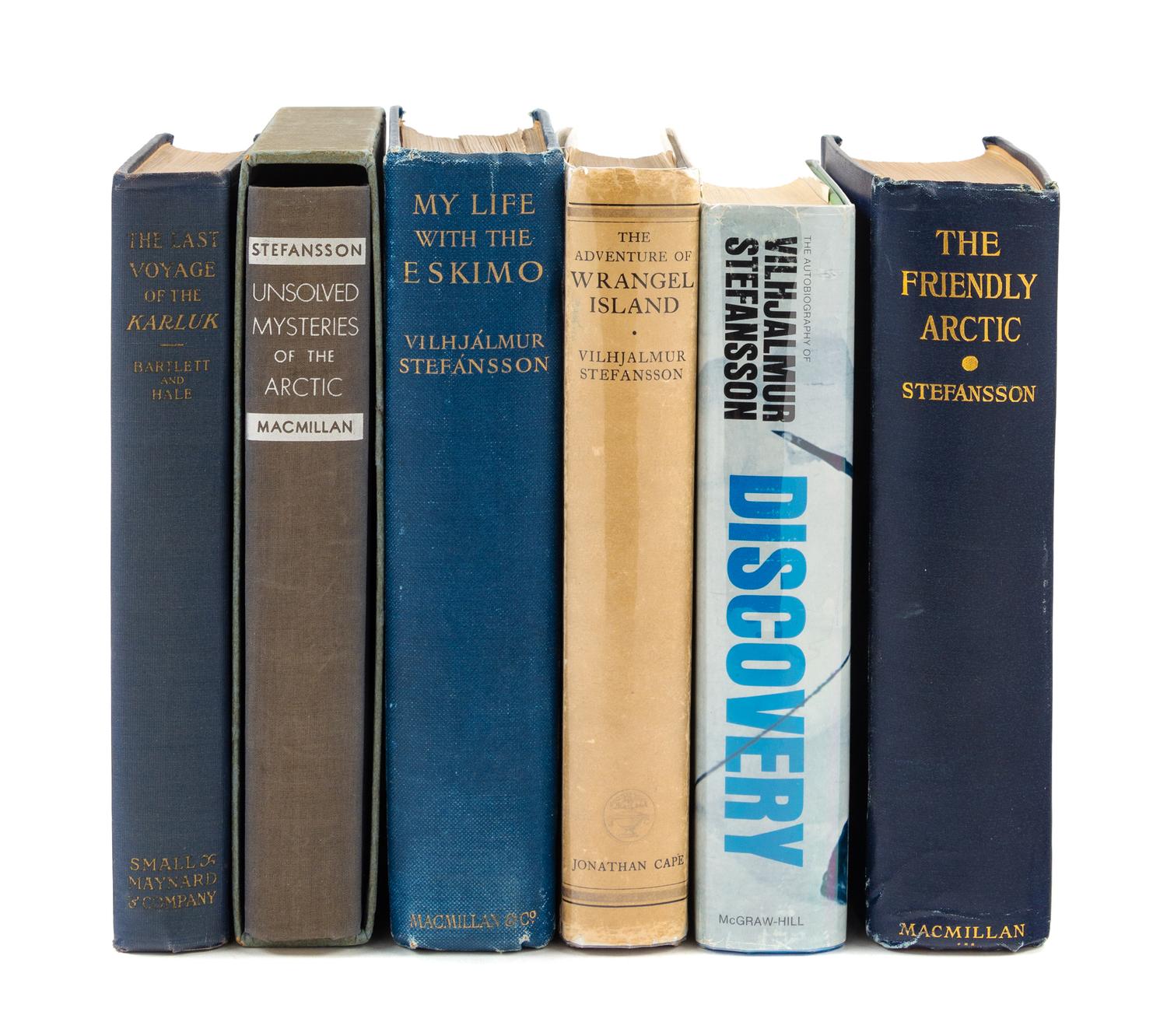 [STEFANSSON, Vilhjalmur]. 6 works by or about Stefansson, comprising: