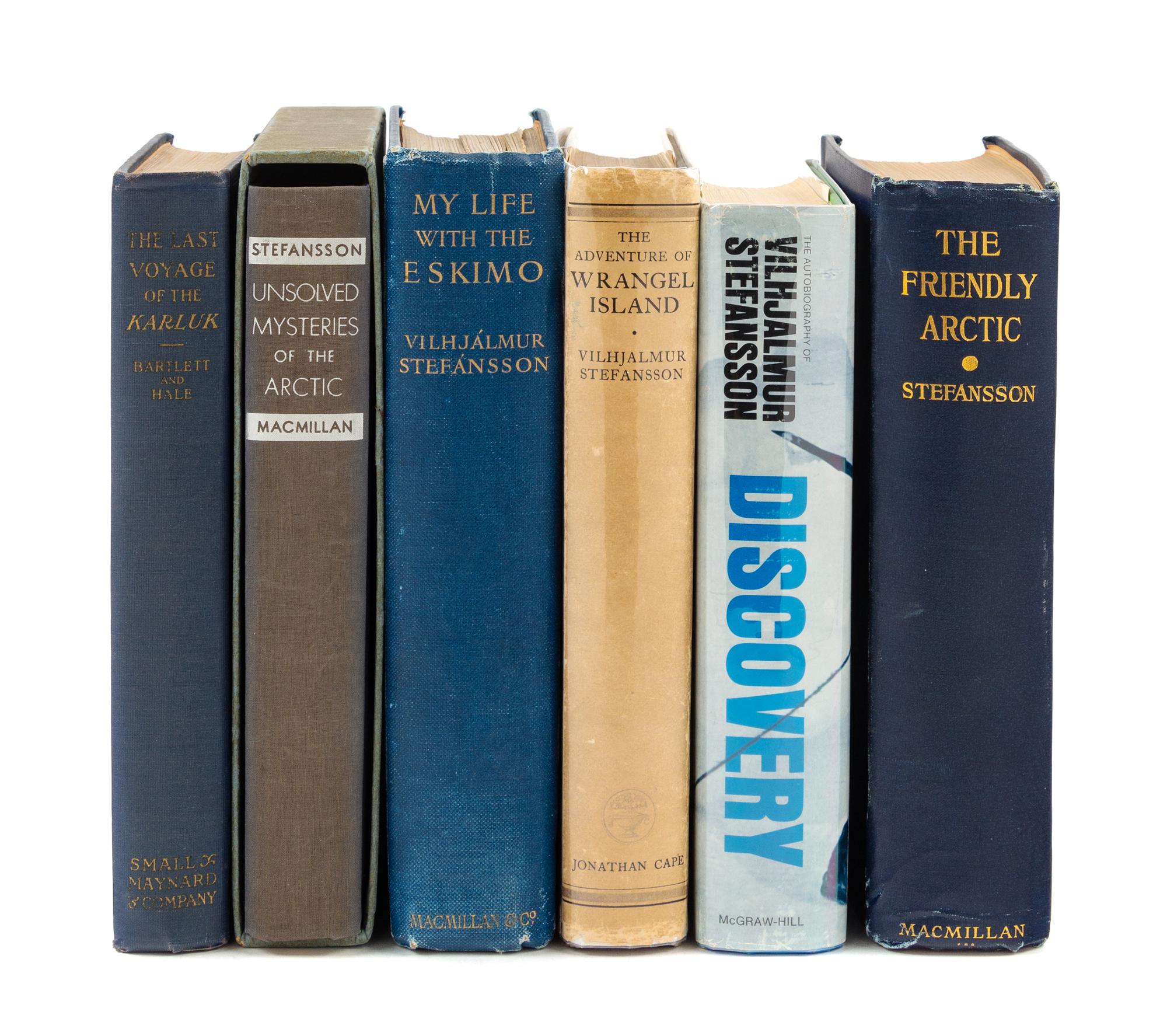 [STEFANSSON, Vilhjalmur]. 6 works by or about Stefansson, comprising: