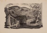 A group of four prints ( Connecticut Light and Power; From Rosslyn to Georgetown; New Hampshire Barn; Xochimilco Cinco de Mayo )