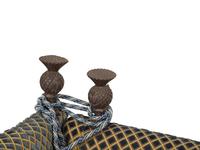 A Pair of Custom Upholstered Knole Sofas