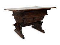 An English Jacobean Style Oak Table — 18TH CENTURY