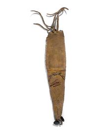Ute Beaded Hide Tail Bag