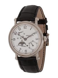 PATEK PHILIPPE, REF. 5015 PLATINUM MOONPHASE WATCH