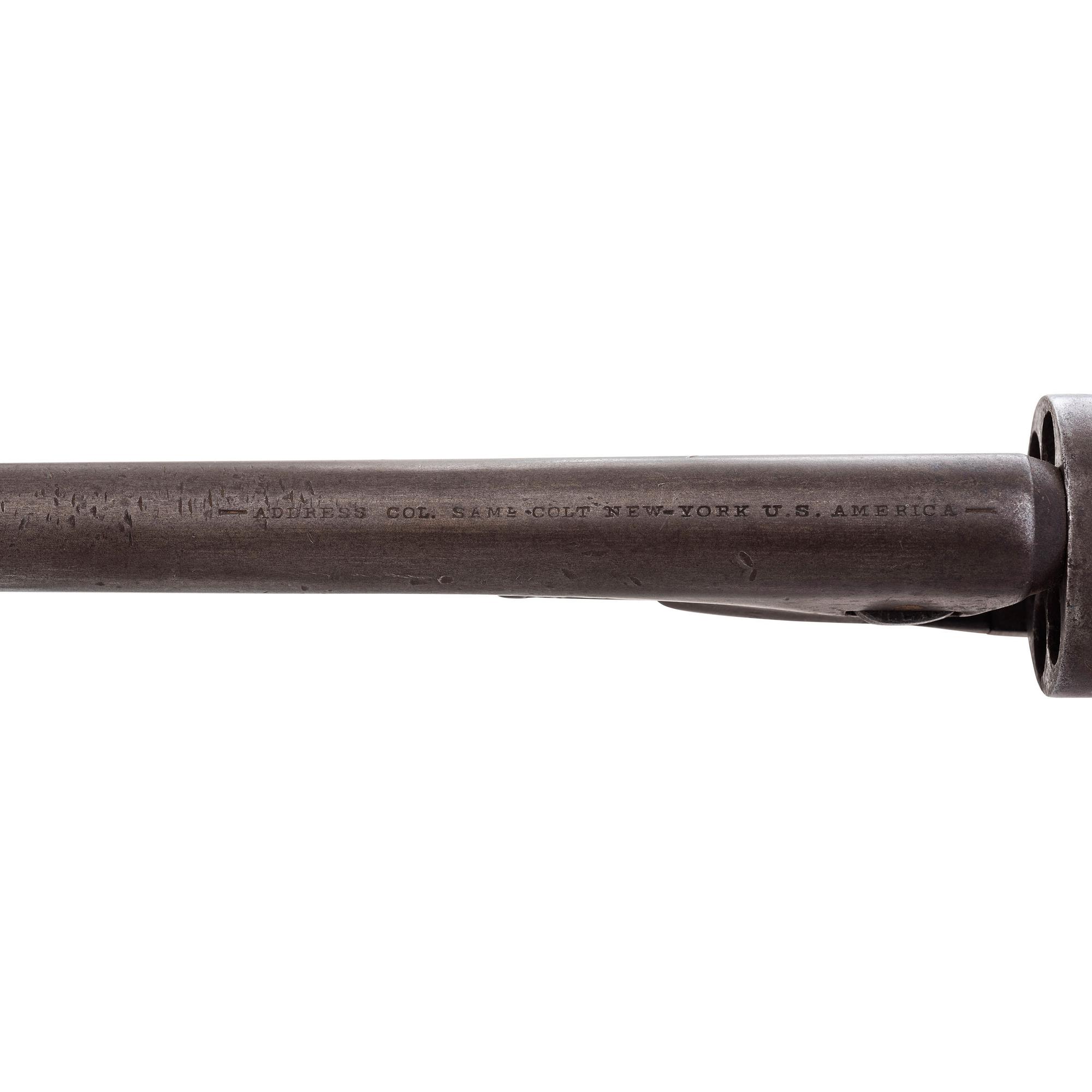 Colt Model 1860 Army Revolver & Holster Identified to James S. Huston with Documents & Image