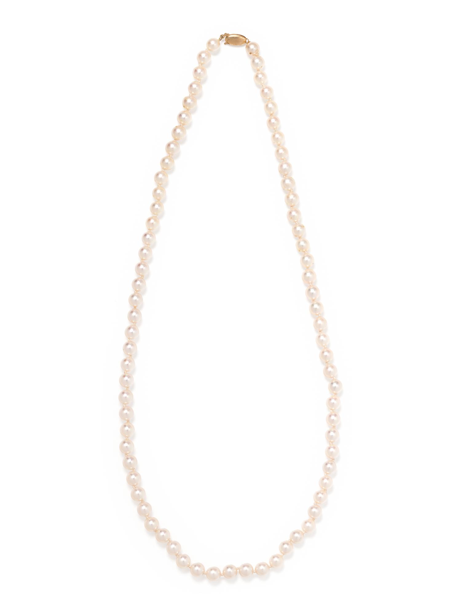 CULTURED PEARL NECKLACE
