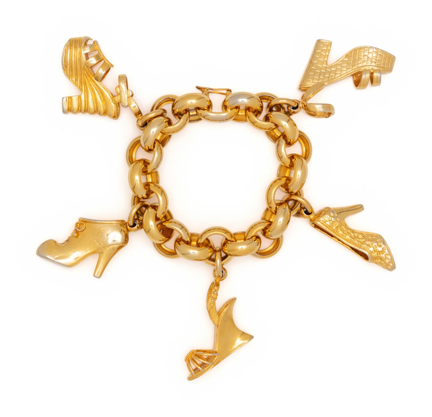 Ferragamo, Iconic Shoe Charm Bracelet