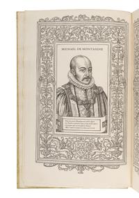 MONTAIGNE, Michael (1533-1592). Essays of Michael Lord of Montaigne . John Florio, translator. Boston and New York: Houghton Mifflin & Company, 1902-1904.