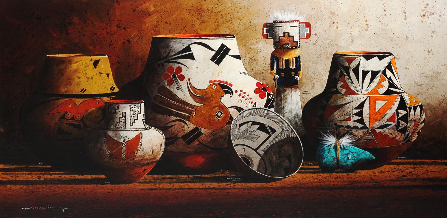 Michael McCullough 30 x 60 inches — (American, b. 1951)