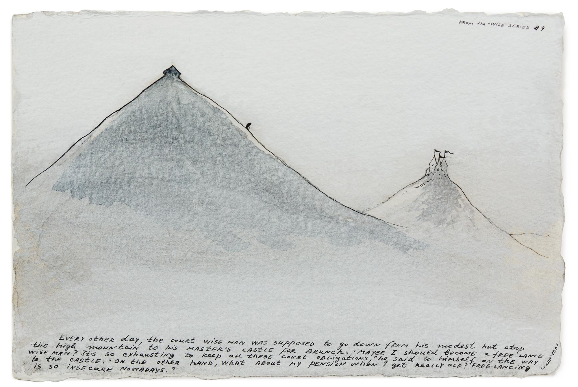 Nedko Solakov, (Bulgarian, b. 1957), Insignificant Stories #9, Insignificant Stories #3 and Wise Series #9, 2001 (a group of three work