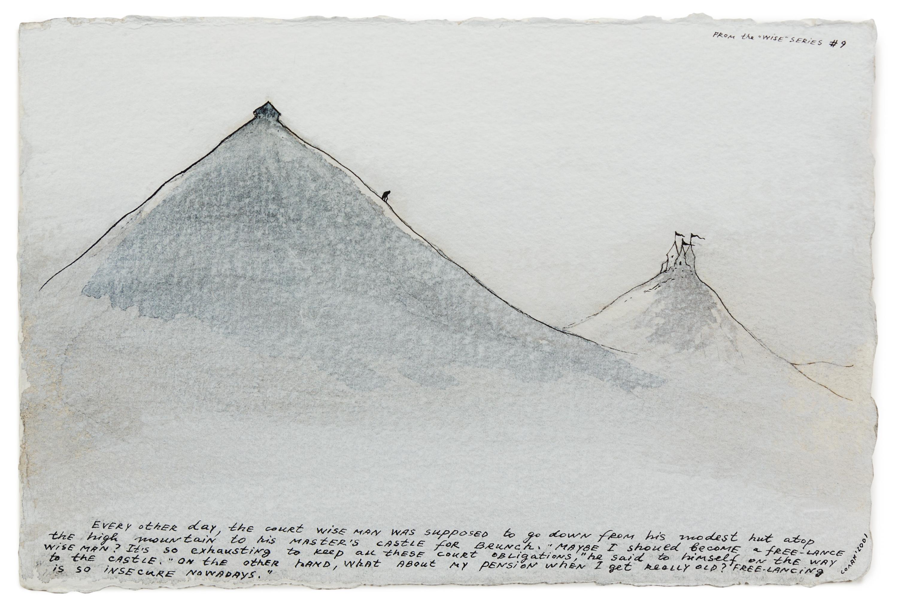 Nedko Solakov, (Bulgarian, b. 1957), Insignificant Stories #9, Insignificant Stories #3 and Wise Series #9, 2001 (a group of three work