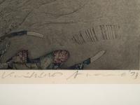 A Poor King 1 , 1979 and Work 2 , 1983 (Pair of Works)