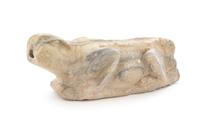 An Egyptian Marble Figure of a Crocodile Length 12 1/2 inches. — PTOLEMAIC PERIOD, CIRCA 3RD CENTURY B.C.E.