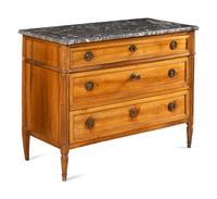 A Louis XVI Marble Top Commode