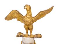 A Louis XVI Style Gilt-Bronze and Marble Mantel Clock