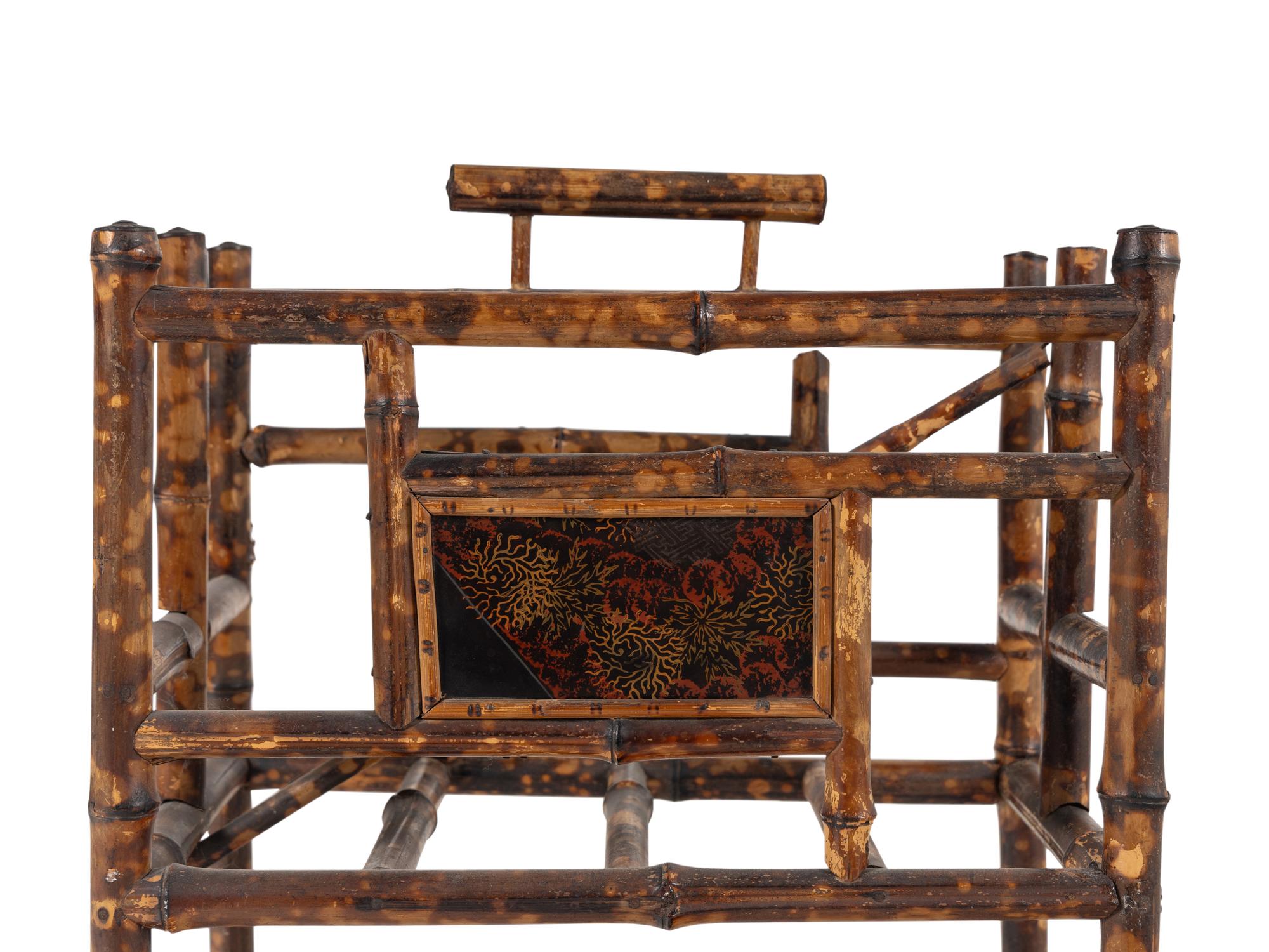 A Victorian Bamboo Canterbury