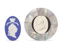 Two Wedgwood Portrait Plaques of King George III