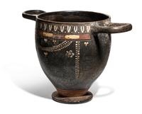 An Apulian Gnathian-Ware Skyphos