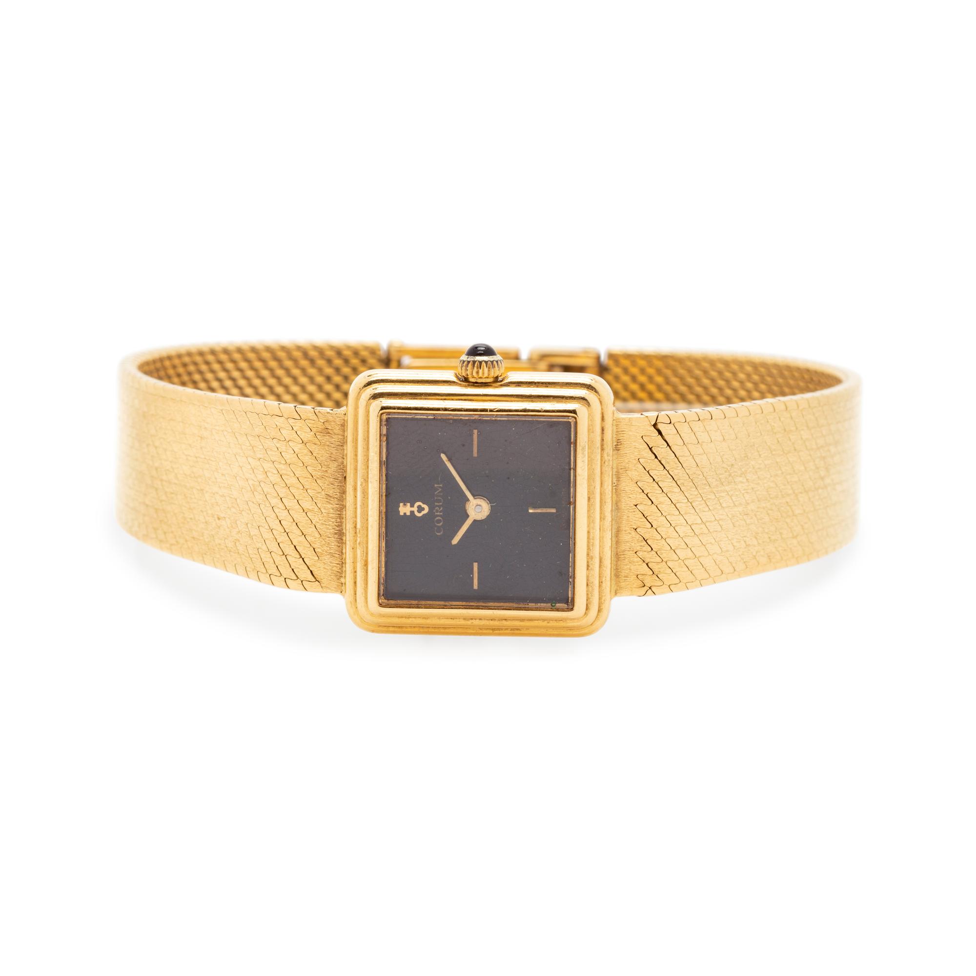 CORUM, 18K YELLOW GOLD WRISTWATCH