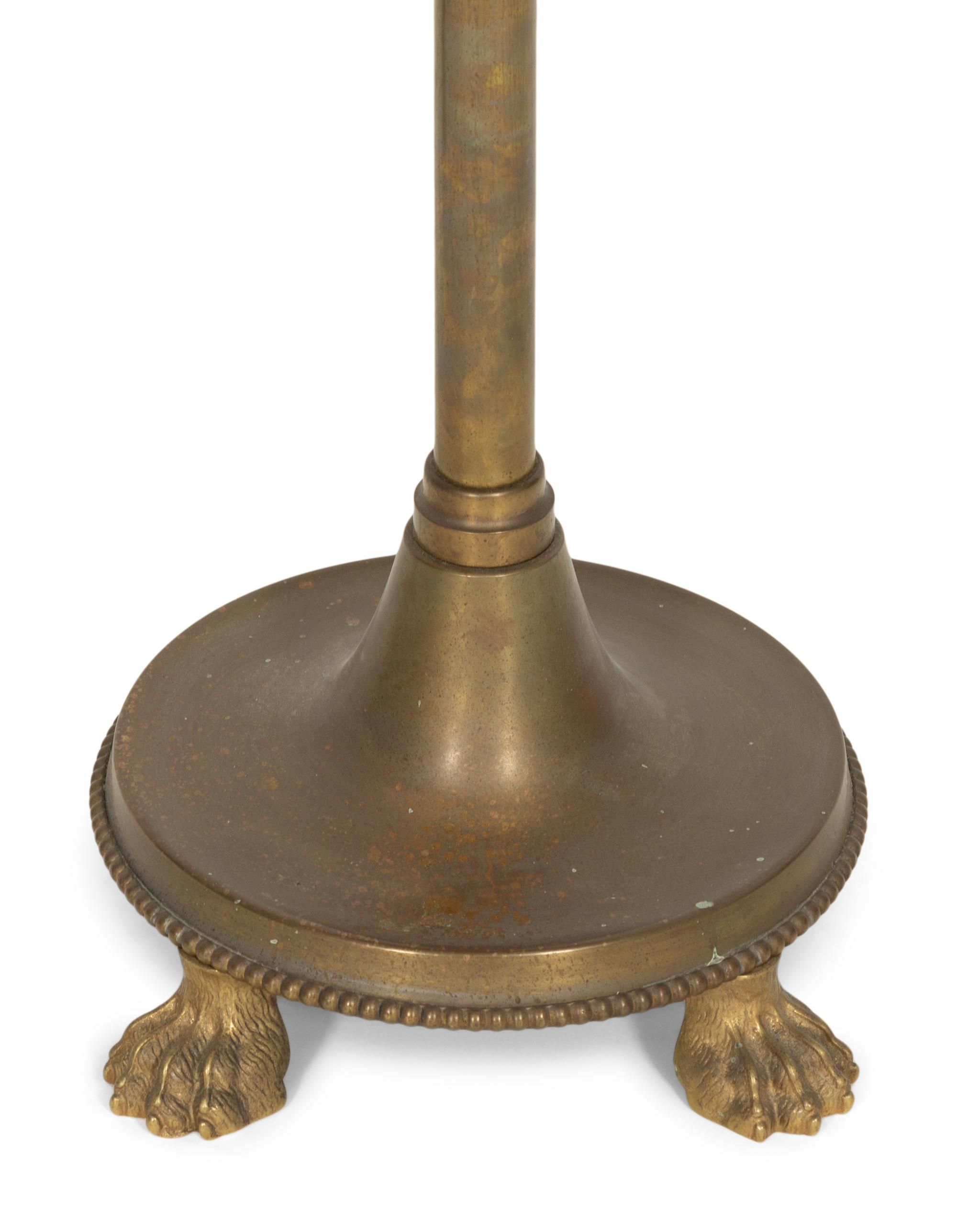 A Regency Style Swing-Arm Floor Lamp