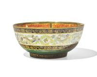 A Wedgwood Lustreware 'Pheasant' Bowl